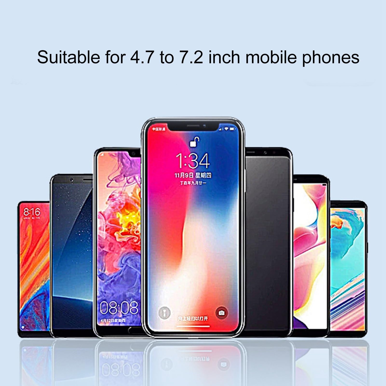 Uchwyt na telefon motocyklowy Heavy Duty 8 pazurów, odporny na wstrząsy, zabezpieczający przed kradzieżą Uchwyt rowerowy na telefon z obrotem 360 do motocykla Rower elektryczny