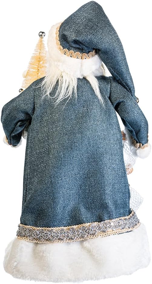 Kurt S. Adler, Inc. KK0025 Kurt Adler 18" Kringle Klaus Nautical Santa with Tree Figure
