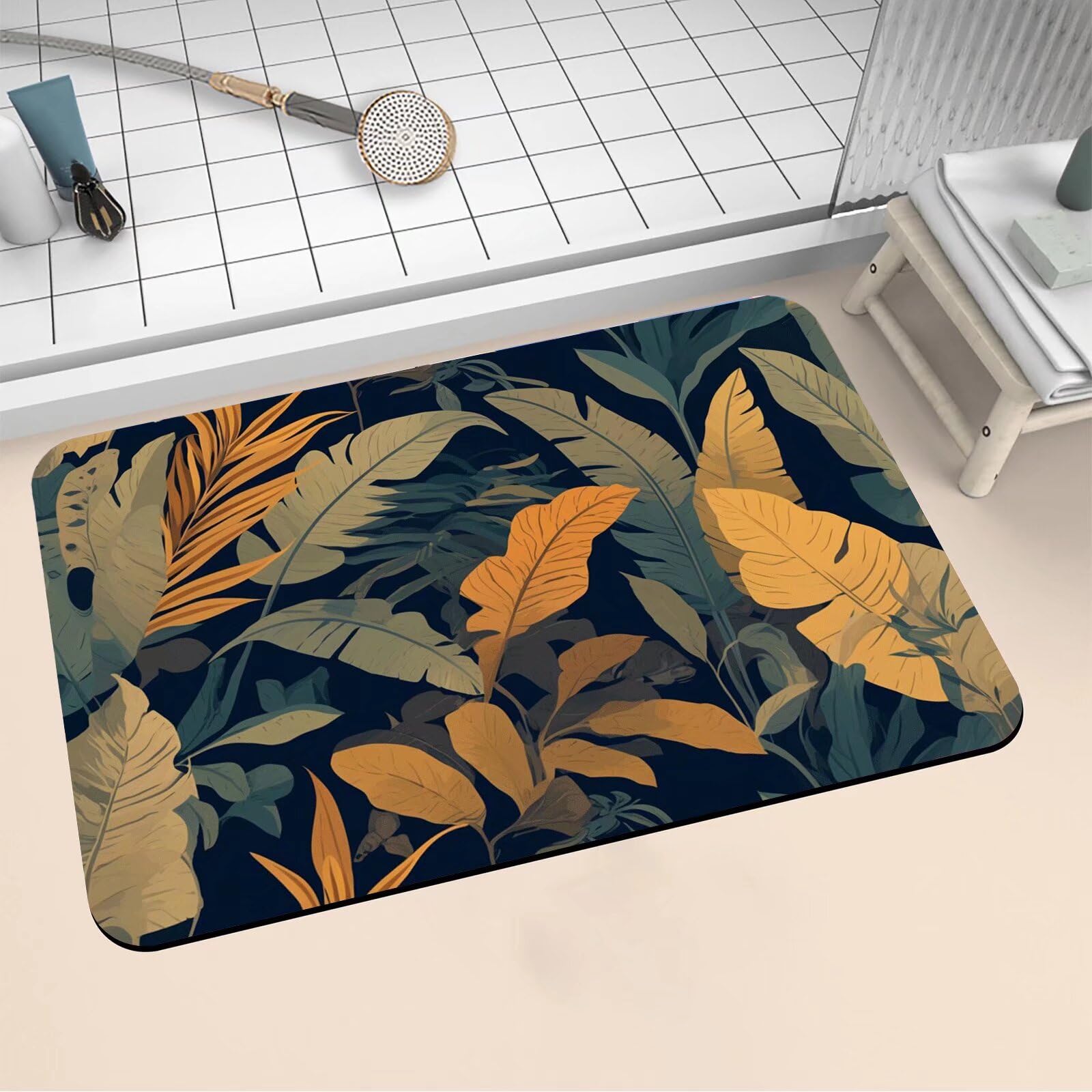 Tapis de bain diatomite super absorbant et séchage rapide pour WC