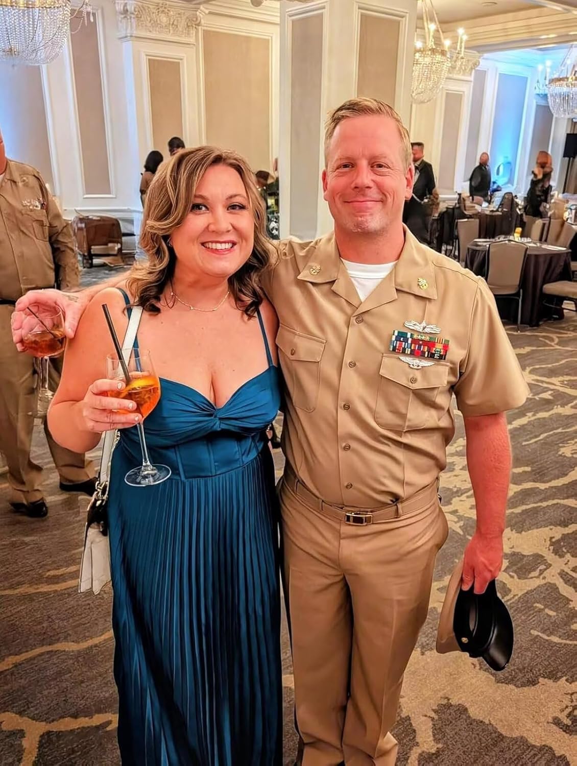 Basgute Satin Bridesmaid Dresses for Women Slit Long A Line Pleated Wedding Guest Dress Formal Cocktail Gown - Image 4