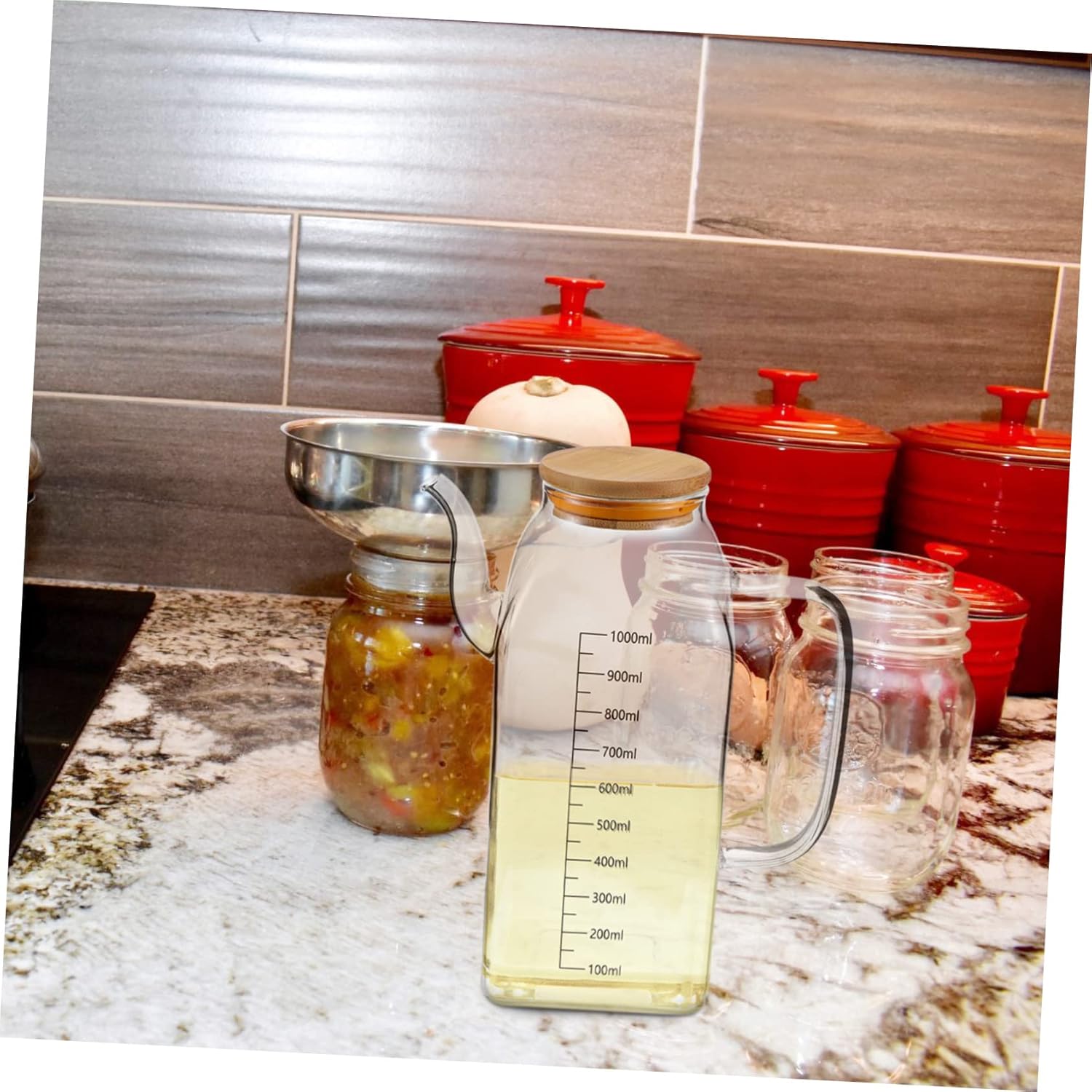 Oil Dispenser Spray Bottle Vinegar Bottle Glass Oil Pot Soy Sauce Dispenser Kitchen Container