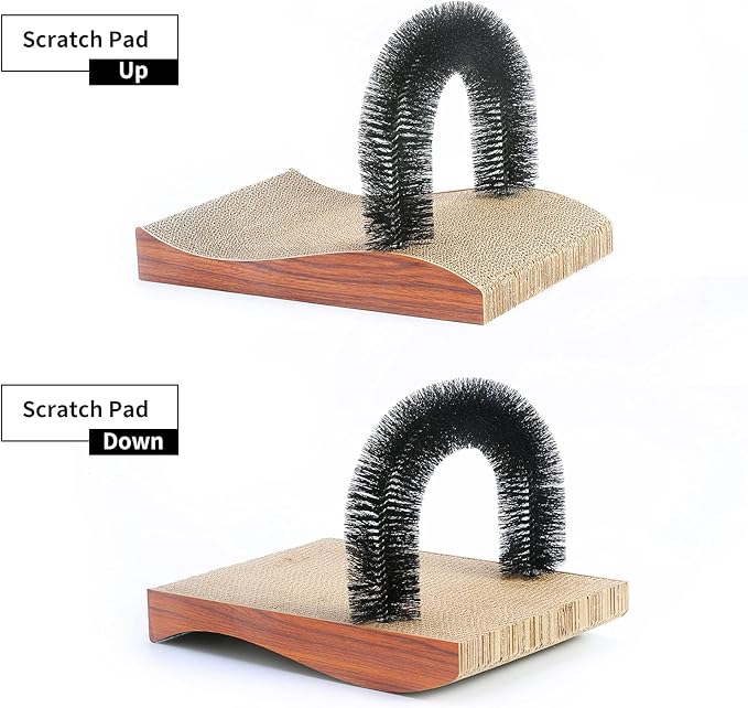 Rascador para Gatos FUKUMARU versión 2.0 con cepillo y pad miniatura 3