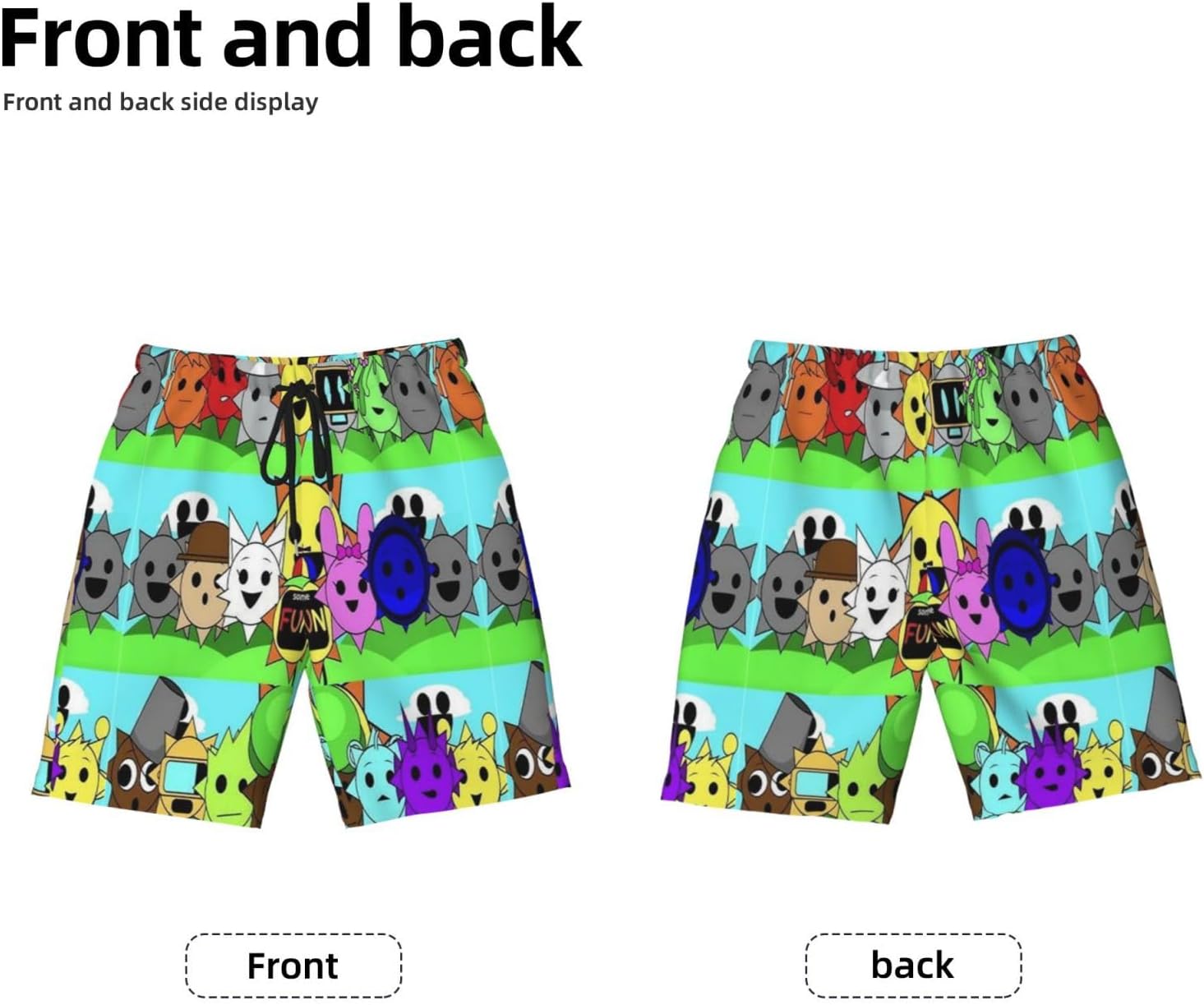 S-Prunki Shorts, Pocket Teen Summer Beach Shorts