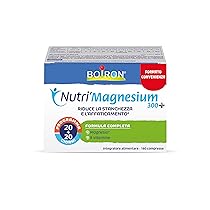 Nutri’Magnesium 300+ – Integratore Alimentare con Magnesio, Vitamine B ed E, per Ridurre Fatica, Stanchezza, senza Glutine e Lattosio, Adatto ai Vegani – 1 Confezione in Compresse (1×160)