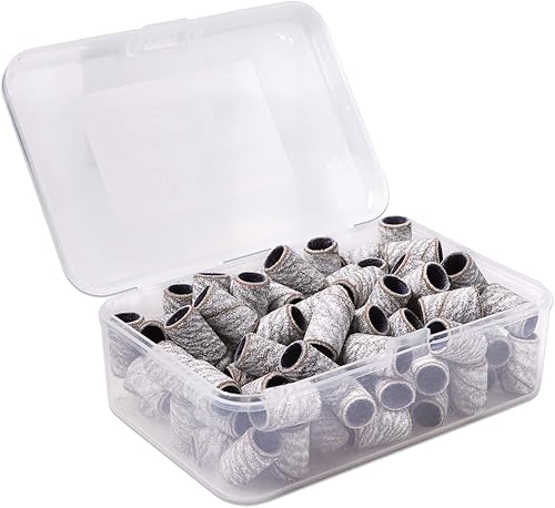 Miniatura 14 de Pana - 100 unidades de bandas para limar las uñas, con mandril color plata u oro