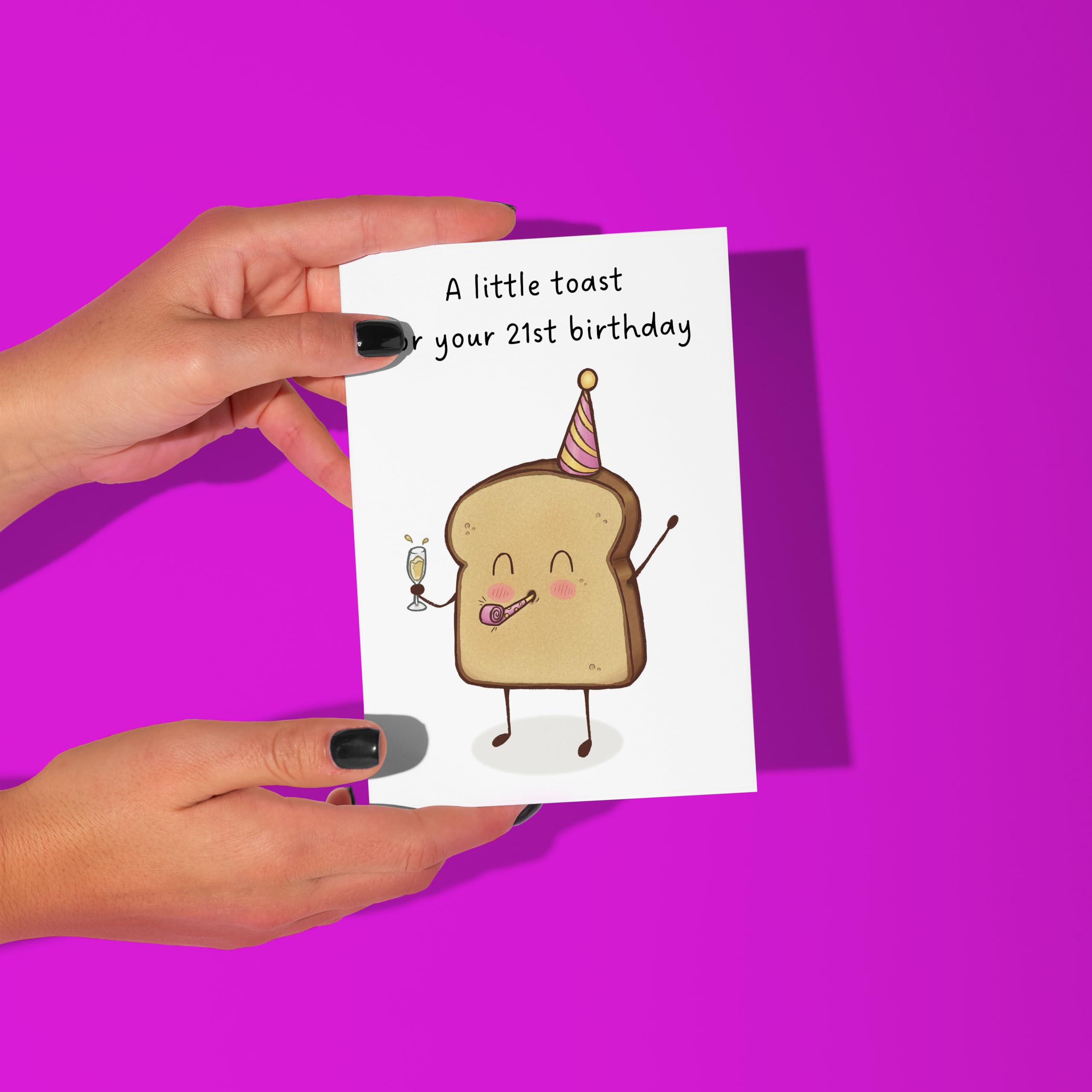 Birthday Card 21 Old English Co. 30th Birthday Card U2013 Fun Toast Pun  Card - Funny Birthday Card Pun, image size:2560x2560