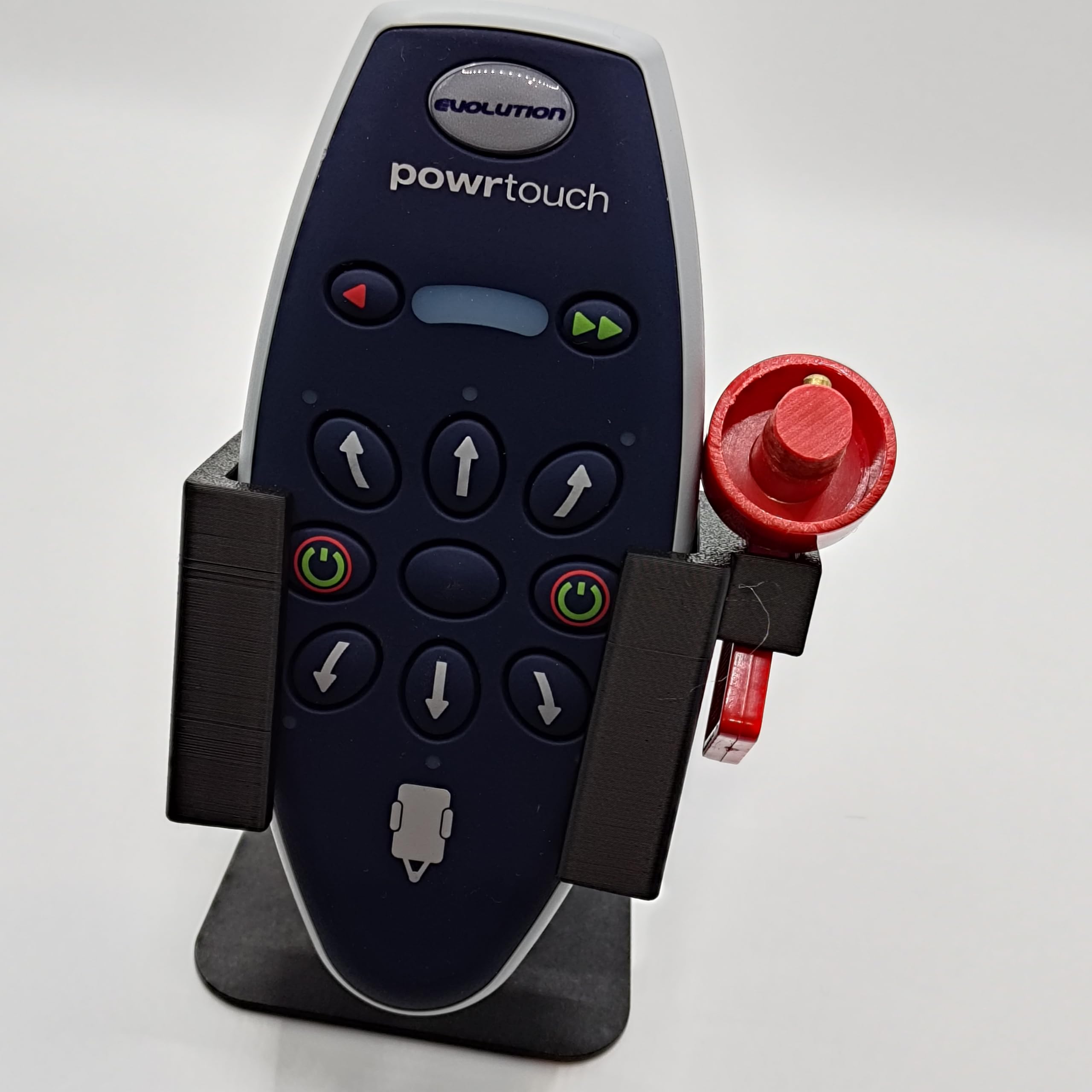 Caravan Motor Mover Remote Control Holder, Black, Wall-Mounted Storage Bracket for Power Touch Remote