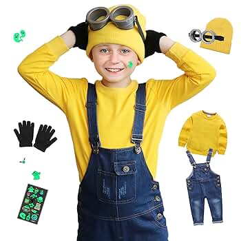 ミニオンコスプレ 2着セット Amazon.co.jp: [MKDAER] ミニオン コスプレ 春秋冬 2点セット