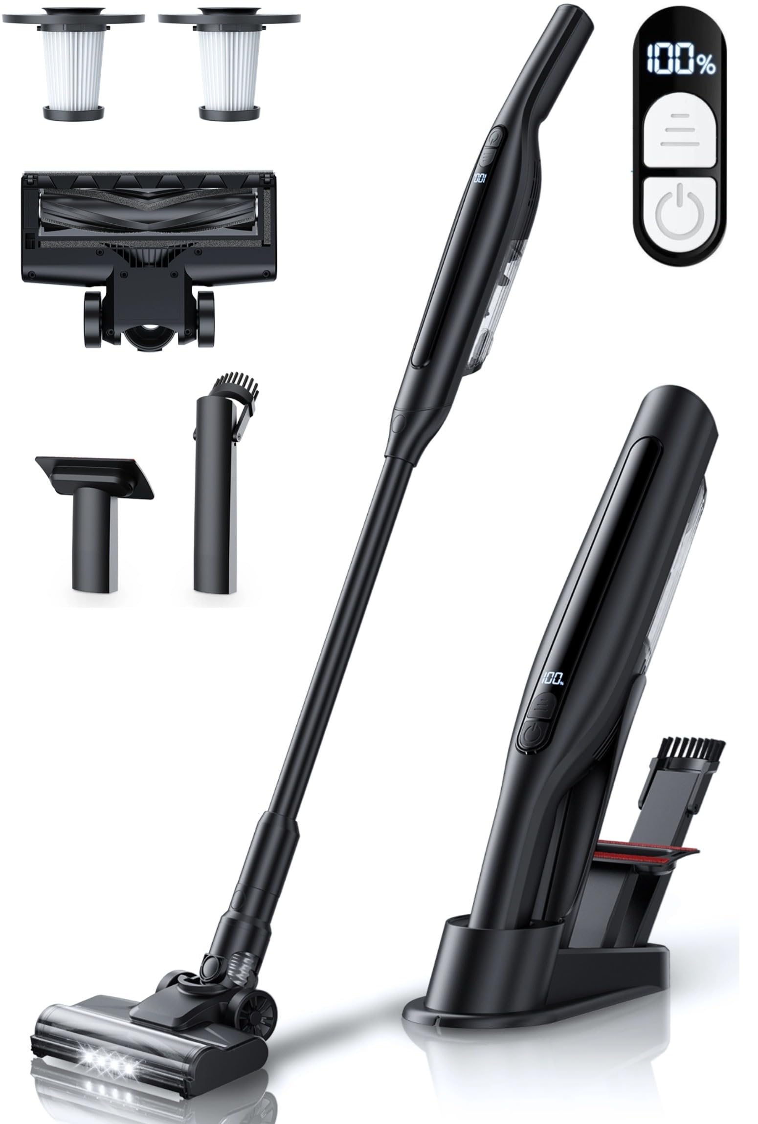 特価‼️掃除機 コードレス 強力吸引 33000Pa サイクロン 2WAY