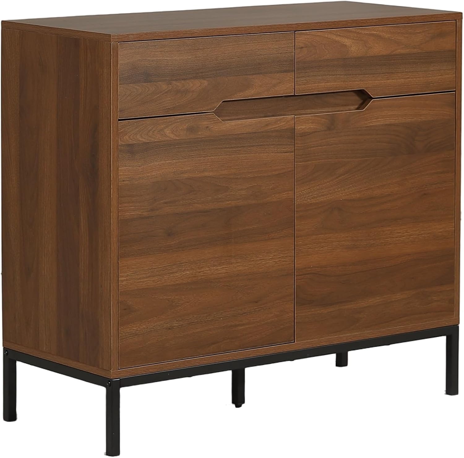 超人気!【幅118cm】キャビネット 木製 脚付き 収納棚 Brown 超人気 超人気!【幅118cm】キャビネット 木製 脚付き 収納棚 Brown 超人気