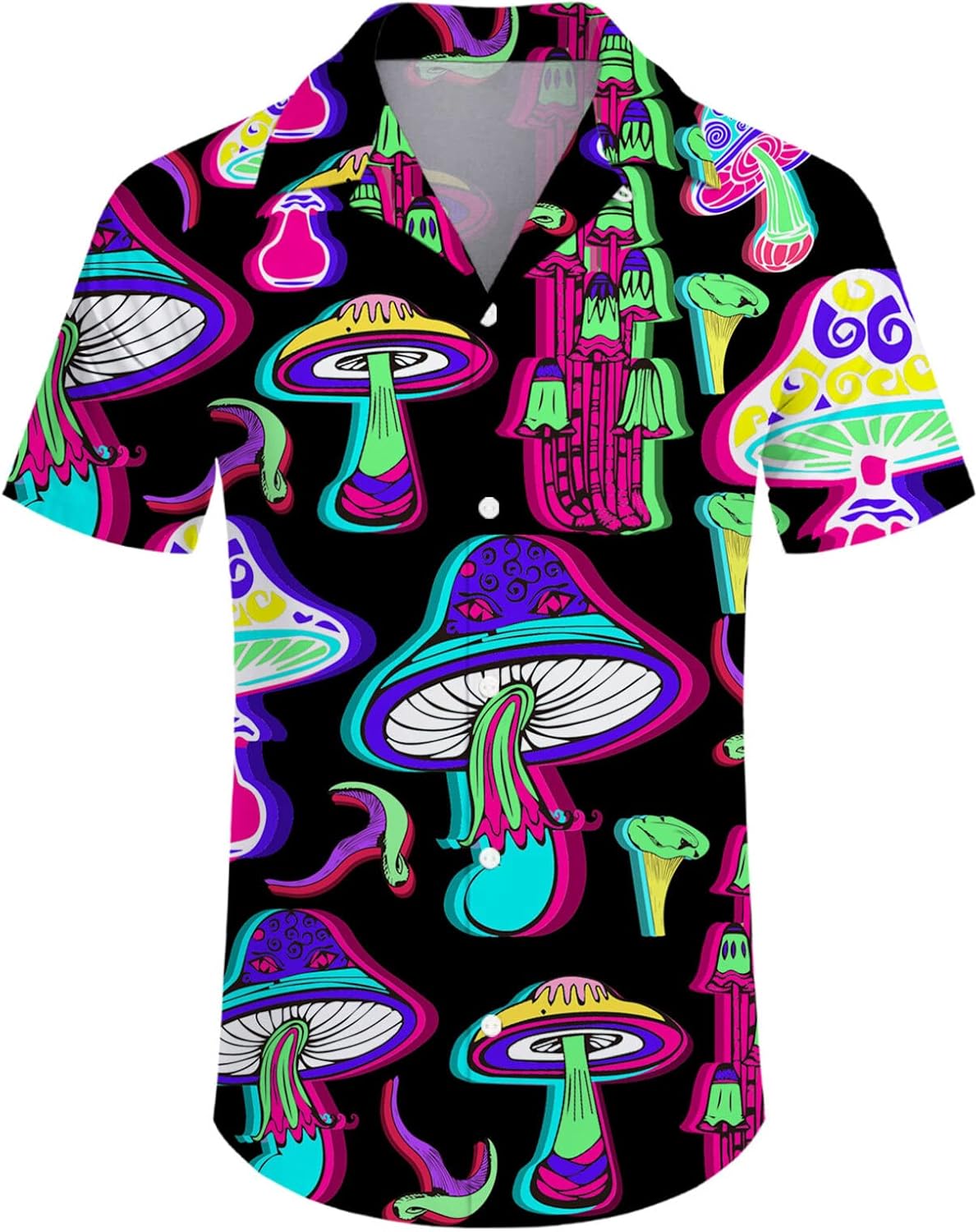 Men's 2 Piece Tracksuit Hawaiian Shirt Shorts Button Down Shirt and Shorts Sets with Bucket Hats