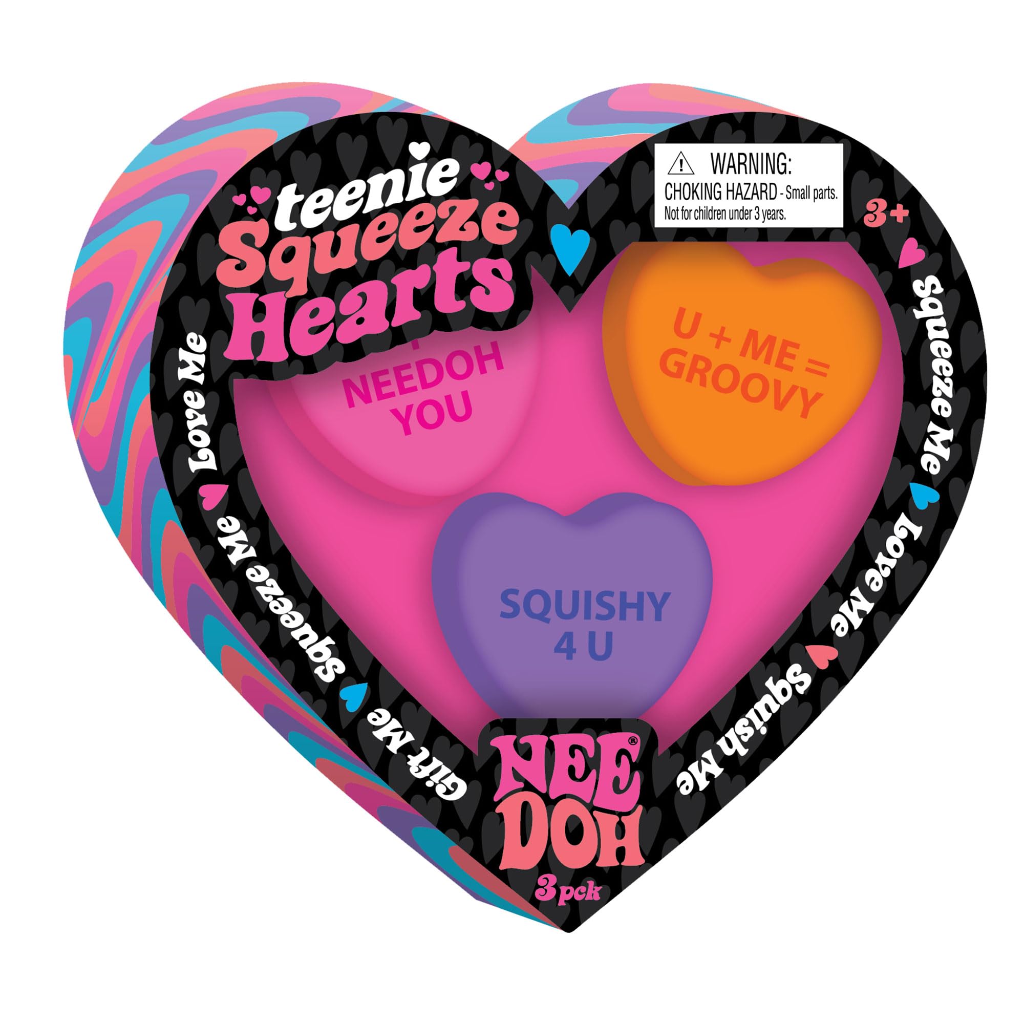 syowt　love+happiness Amazon.com: Schylling NeeDoh Teenie Squeeze Hearts