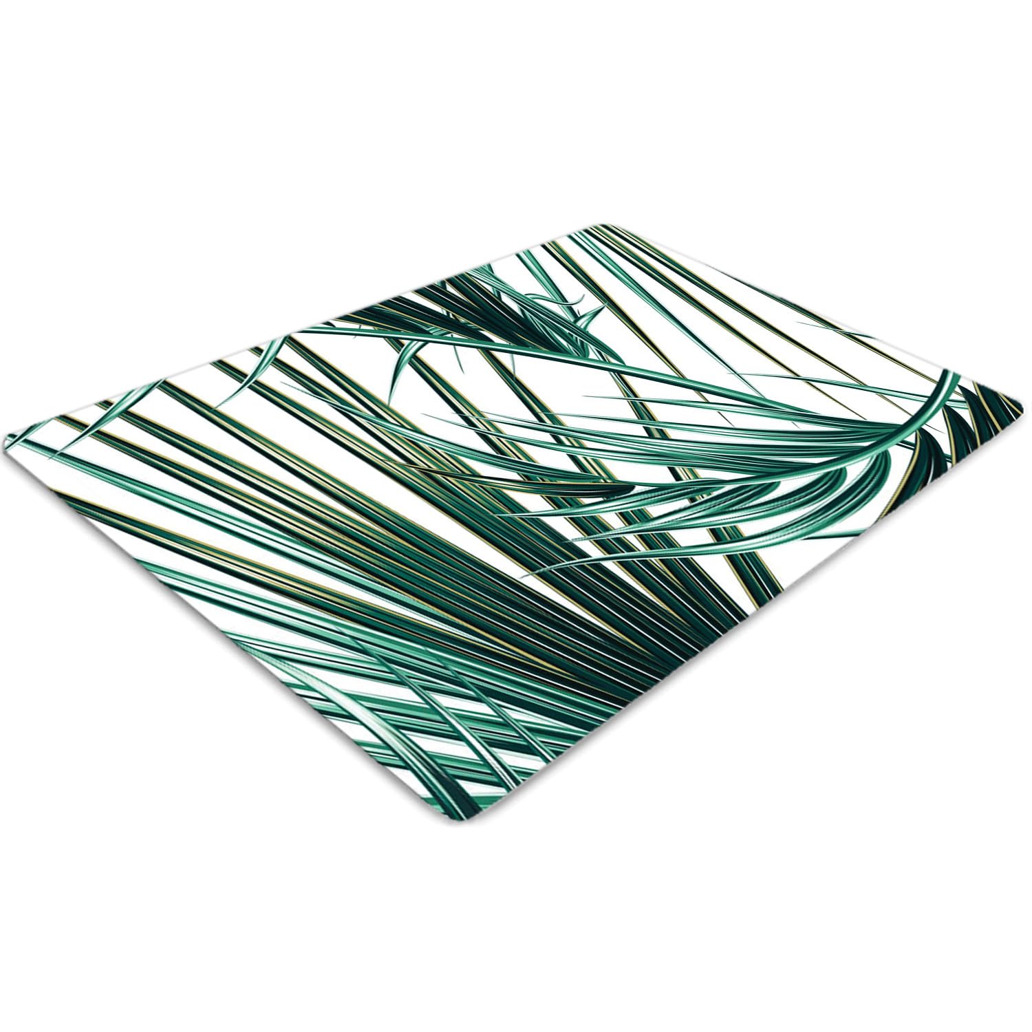 Tapis de sol pour chaise de bureau 120x90 imperméable en PVC antidérapant style Palme de maison