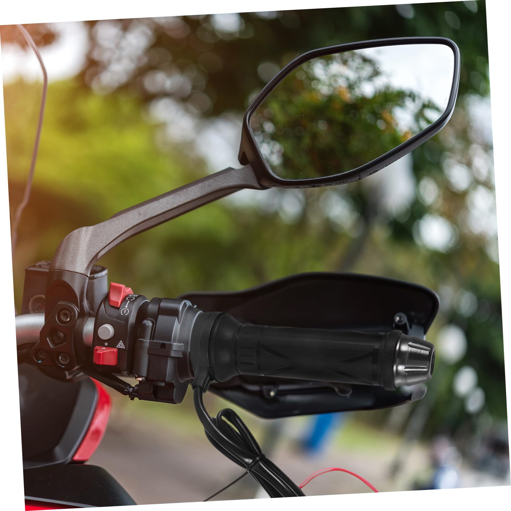 2 Szt Podgrzewane Kierownice Motocyklowe Podgrzewana Kierownica Motocykla Manetki Grzewcze Do Motocykli Podgrzewacze Kierownicy Motocykla Wyścigowy Ciepły Chwyt Abs Ogrzewanie