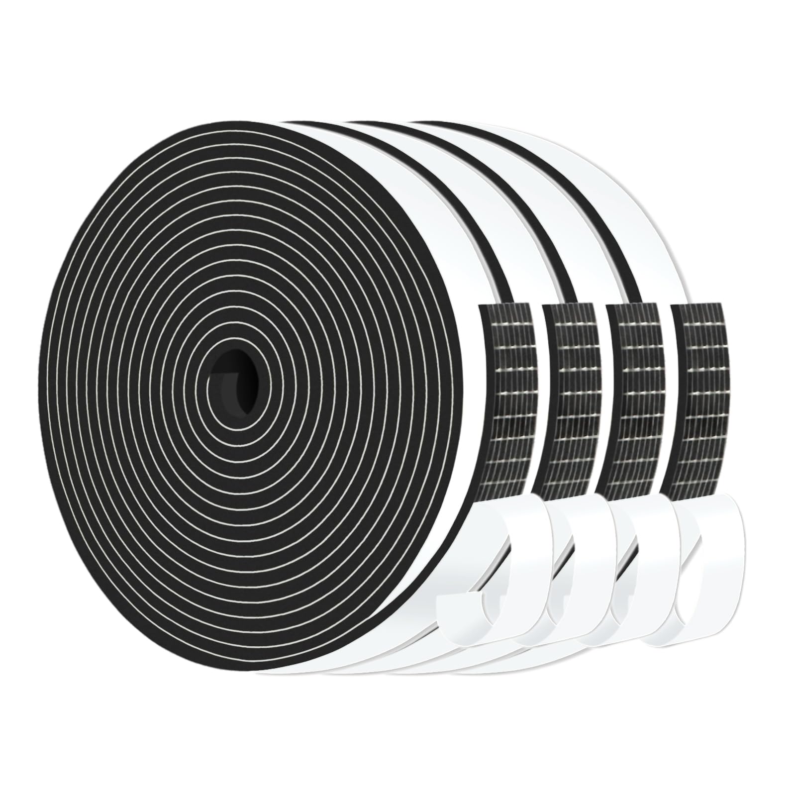 High Density CR Door Seal,for Door and Window,1/2 in x 1/8 in x 52 Ft