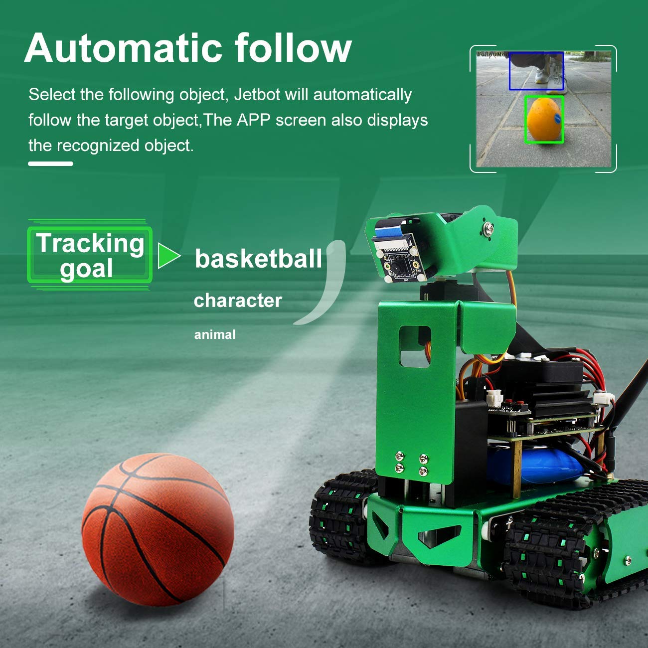 Yahboom Jetson Nano Robotic Developer Kit AI Smart Robot for Adults