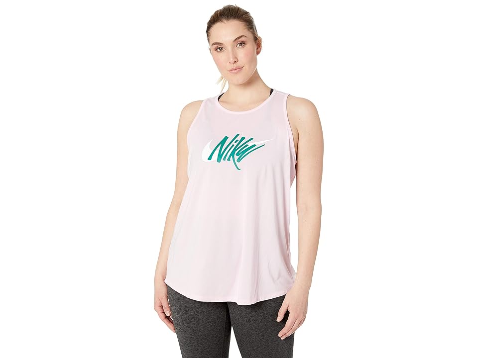 

Nike Dry Legend Tomboy Tank (Sizes 1X-3X) (Pink Foam) Women's Sleeveless