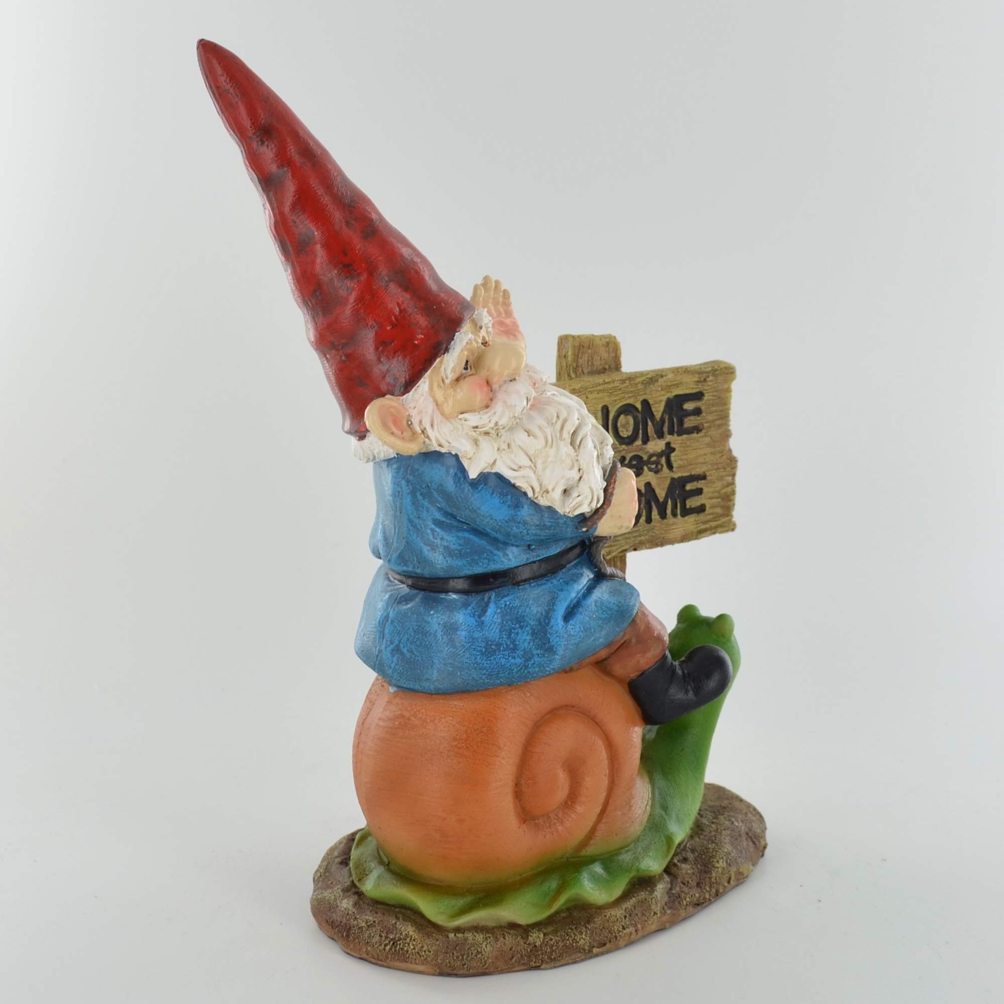Gnome - Gnome Sweet Gnome Garden Ornament Home Decor Fantasy Figure Elf Joke Present Novelty Gift Comical H19cm - Image 4