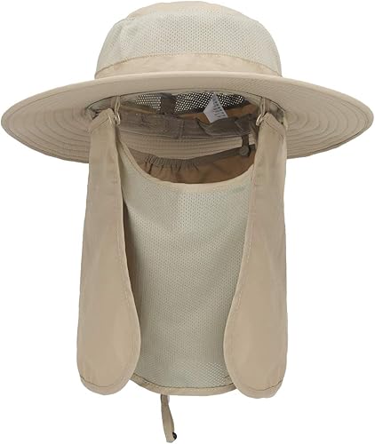 Miniatura 4 de Outdoor Sun Hat UPF 50 Protection Waterproof Fishing hat Face Cover Summer Neck Flap Hat