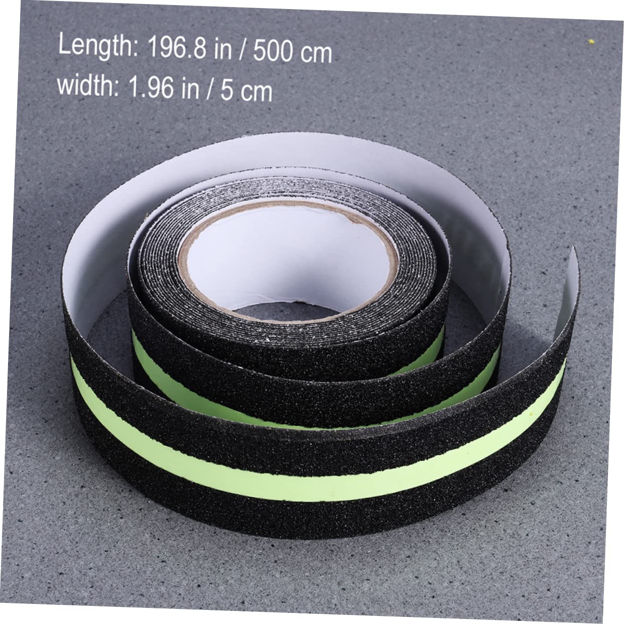 Healvian 2pièces Ruban Adhésif Antidérapant Lumineux Tapis Antidérapant Pour Escaliers Intérieur Et Extérieur Résistant Aux Intempéries Abrasion Pour Lisses Et Rugueuses