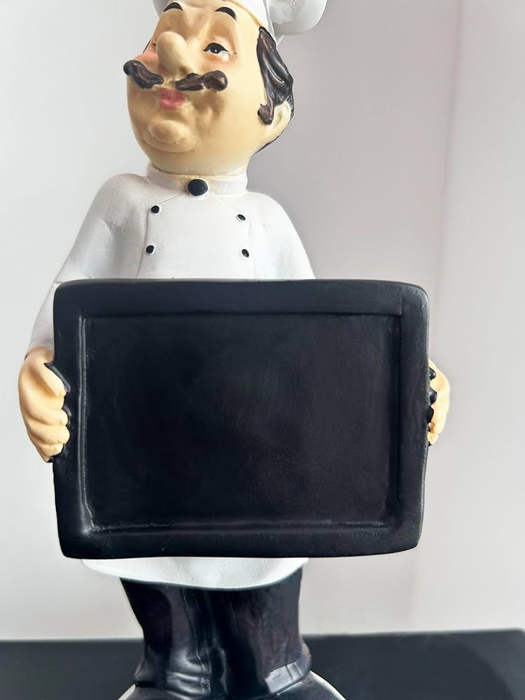 置物 chef Amazon.com: KiaoTime Chef Figurine Kitchen Decor with
