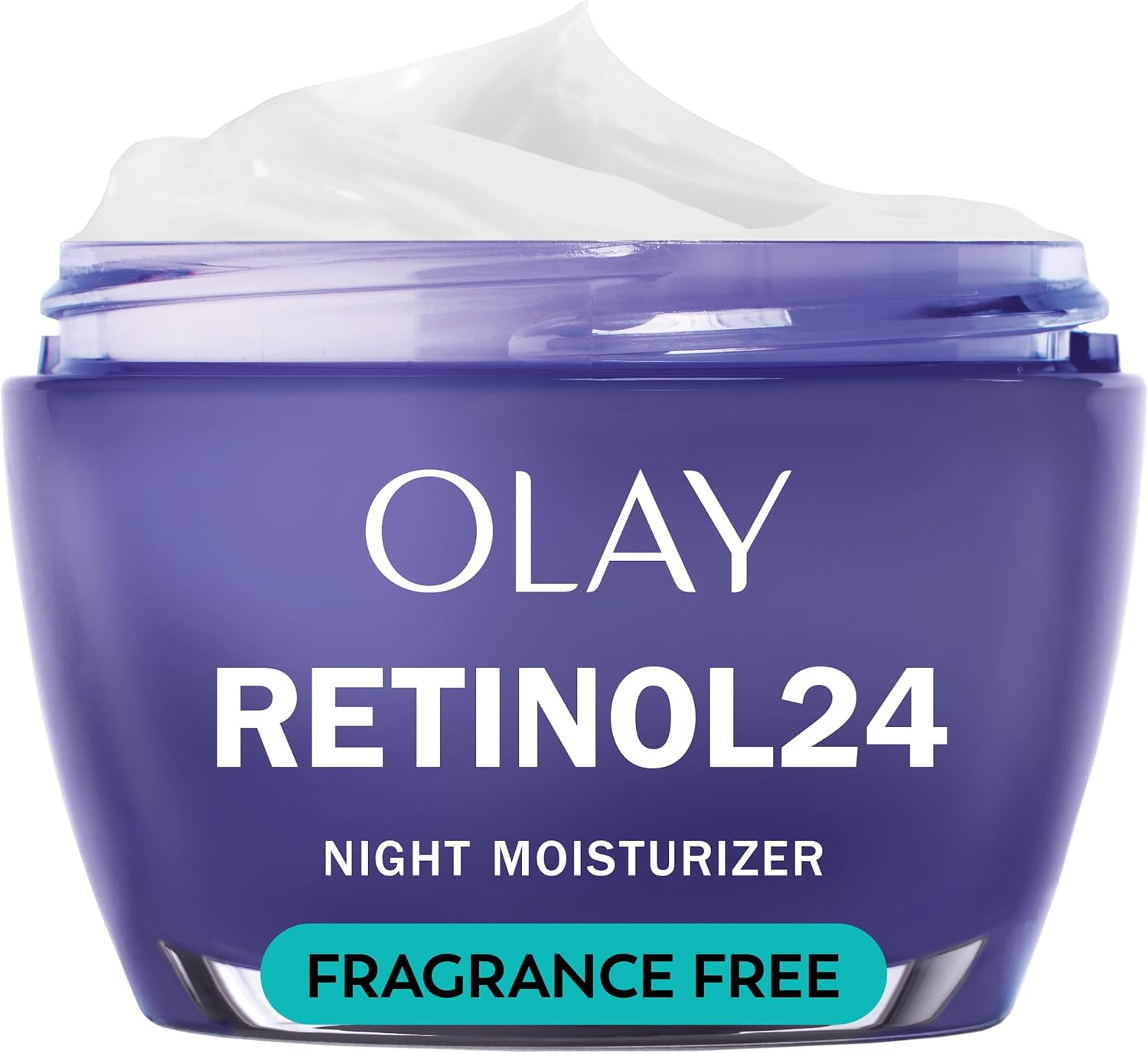 Olay Retinol 24 Face Moisturizer, Anti-Aging Night Face Cream for Wrinkles and Uneven Skin Tone with Retinol, 1.7 oz