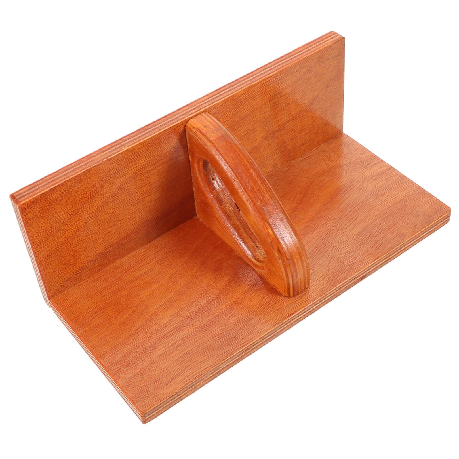 Spingitore per Taglierina Carta in Legno Arancione, Presa Ergonomica | Aiuto di Precisione, per Progetti Creativi e Scrapbooking, Uso Manuale, Formato Compatto da Banco