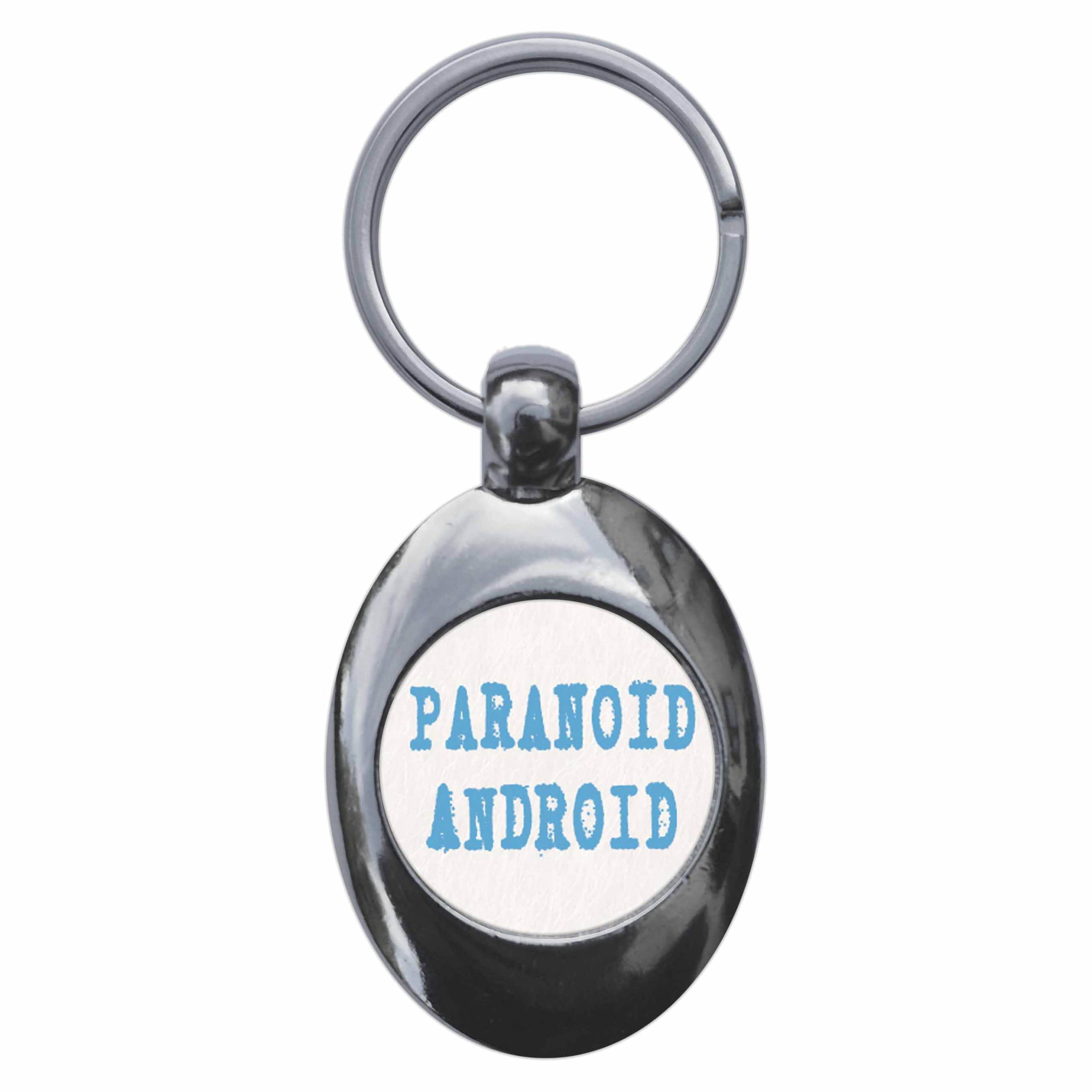 Ozorath Paranoid Android Keyring Keychain Key Ring Chain With Trolley Coin