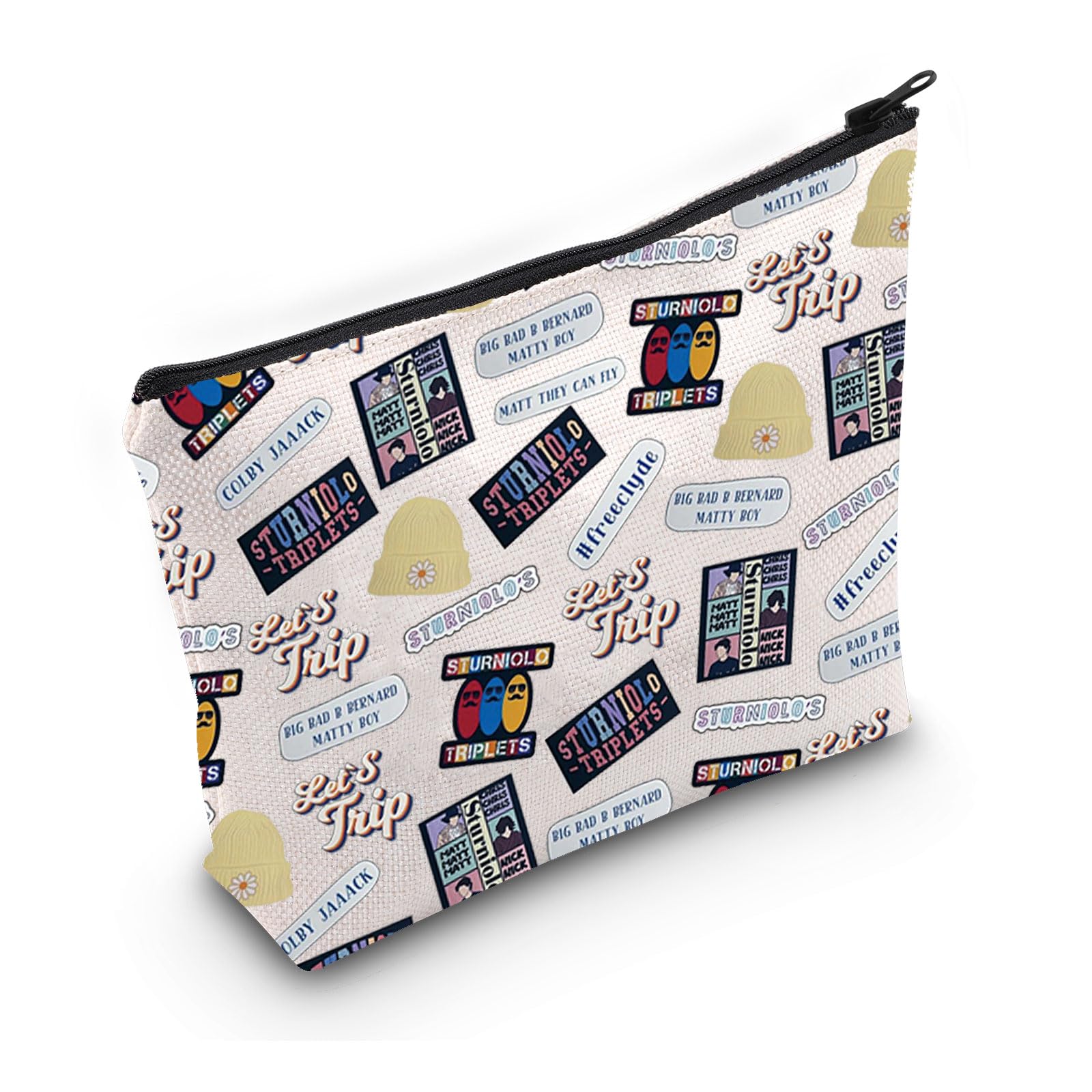 PYOUL Sturniolo Inspired Gift Sturniolo T Makeup Bag Sturniolo Fans Cosmetic Bag Sturniolo Merch (Sturniolo T Bag)