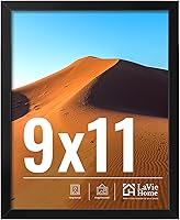 Vista 63 de LaVie Home Marco de fotos de 2 x 3, marco de fotos negro de 2 x 3 con plexiglás HD, marco de visualización de 2 x 3, 1 paquete, colección clásica