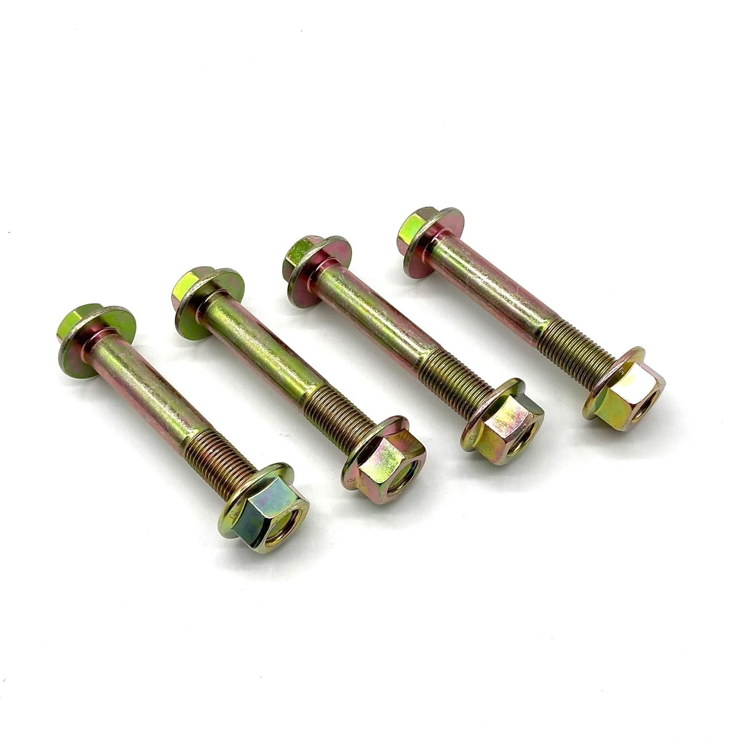 Region Offroad Rear Upper Control Arm Bolts for Jeep Wrangler JK JL 2007-2024, Yellow Zinc Plated, Class 10.9, Hex Head, Steel