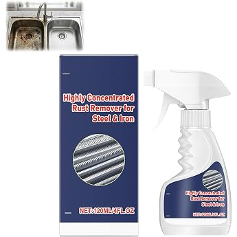 High-Performance Rust Remover for Metal Powerful Rust Remover for Steel Instant Rust Remover Spray Powerful Rust Remover for Metal and Stainless Steel Effectively Removes Rust from Metal