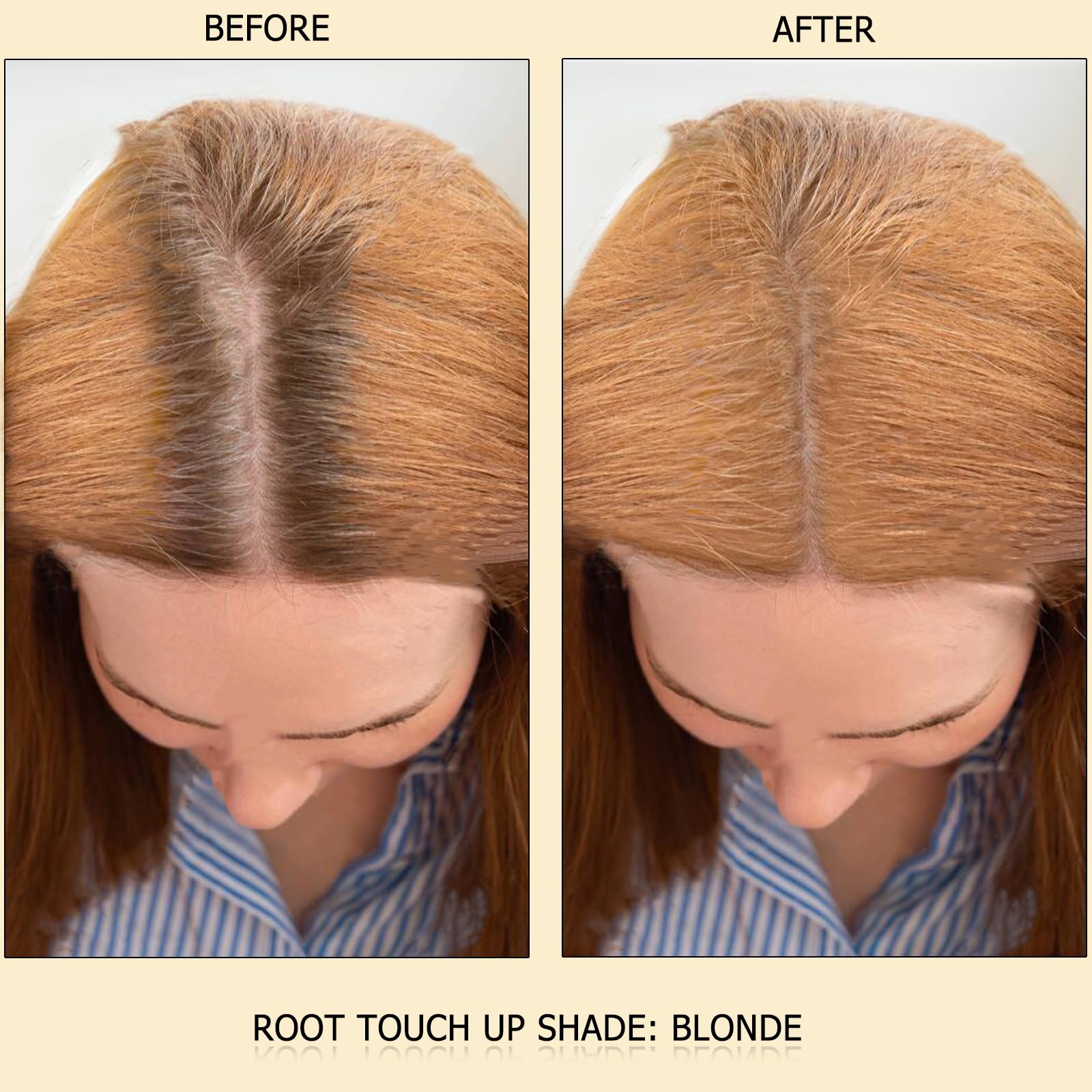 Root Touch Up Hair Color, 3 Color Blendable Hairline Powder for Gray Coverage Root Cover Up & Thinning Edges - Image 2