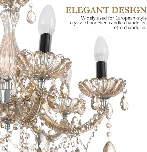 Miniatura 3 de Fundas para candelabros, fundas para velas, fundas de metal de 3 pulgadas de alto, bases de candelabro, aptas para candelabros, 6 candelabros de