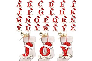 Wenqik Christmas Ornaments Letters: Personalized Charm for the Holidays