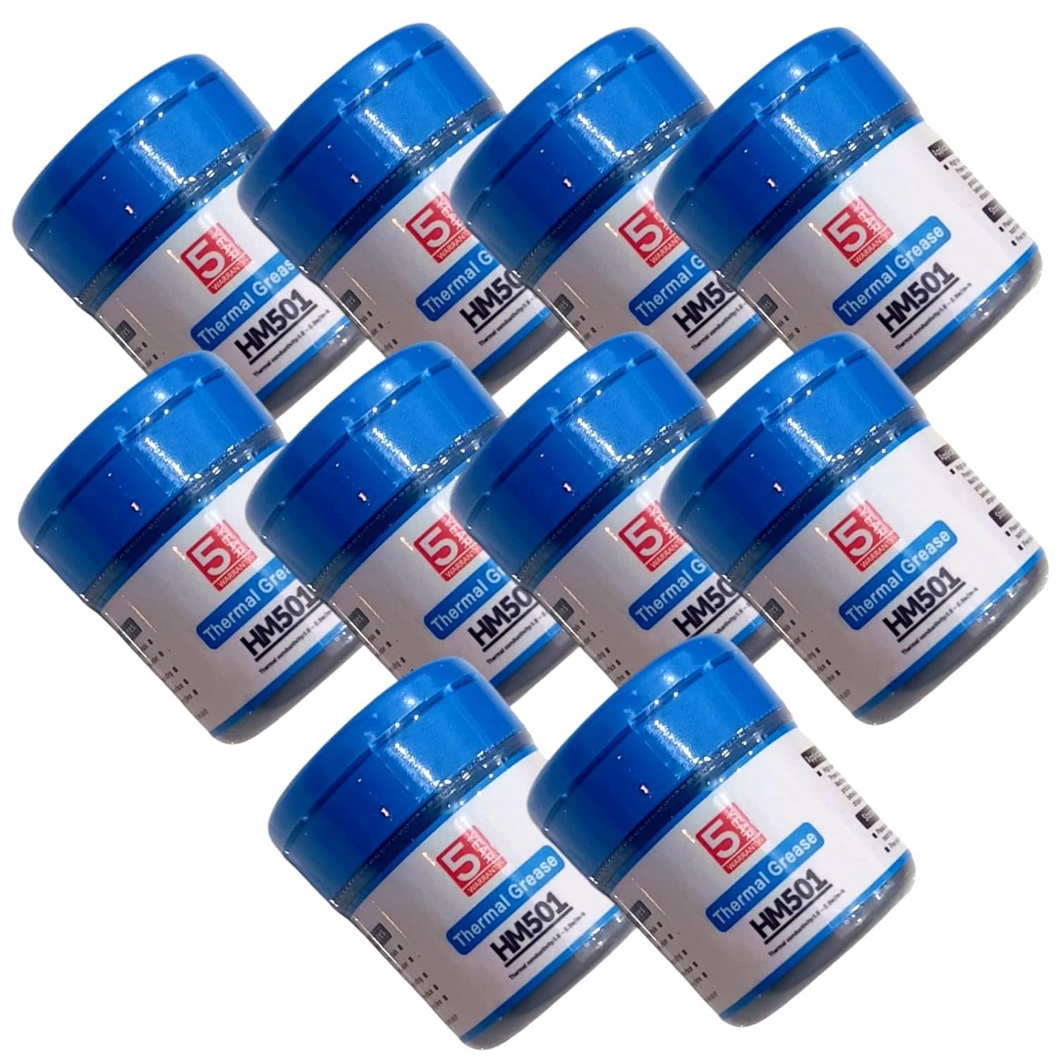 HM501 Thermal Paste | Grey Thermal Grease | High Temp Compound | 15g x 4 Pack