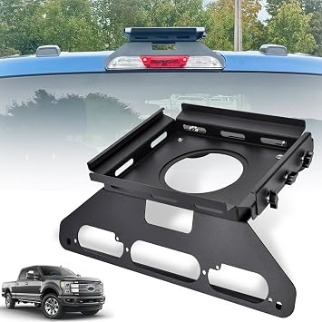 TOPOWN Drill-Free Cab Mount for Starlink Mini for Ford F150 2015+, Metal Bracket for Starlink Mini for F250-F550 2017+, Truck Mount for Aluminum Body US Patent 30/008,384