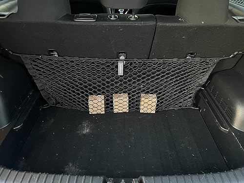 Miniatura 3 de Red de carga elástica para maletero estilo sobre trasero para Kia Soul 2020-2024  Organizador y almacenamiento de maletero premium  Red de equipaje