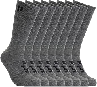 HOLLOW Alpaca Crew Socks for Men and Women, Moisture Wicking Alpaca Socks for Hiking, Running, Temperature Regulating