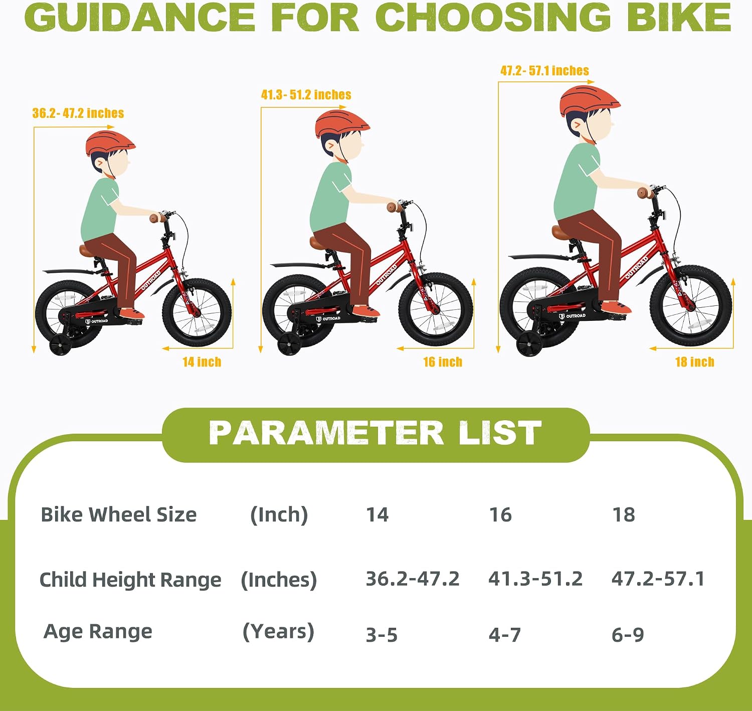 Kids Bike for Boys Girls Age 3-10 Years, 14/16/18 Inch Toddler Bicycles with Removable Training Wheel (Blue/Red)