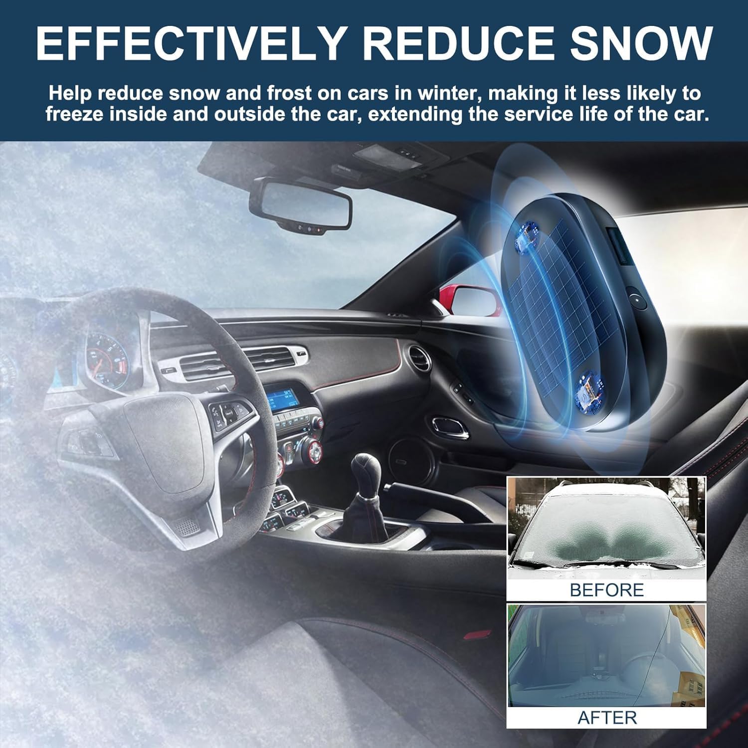 Electromagnetic Car Snow Removal Device Anti Freezing Fast Efficient