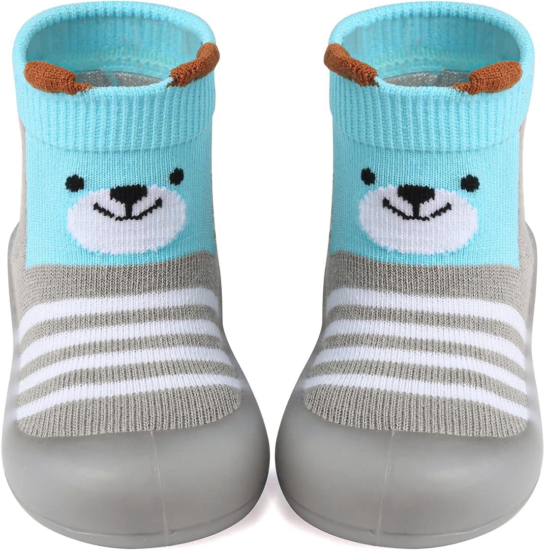 Baby Sock Shoes Toddler Cartoon Soft Rubber Sole Non Slip Indoor Floor Slipper for Infant Boys Girls