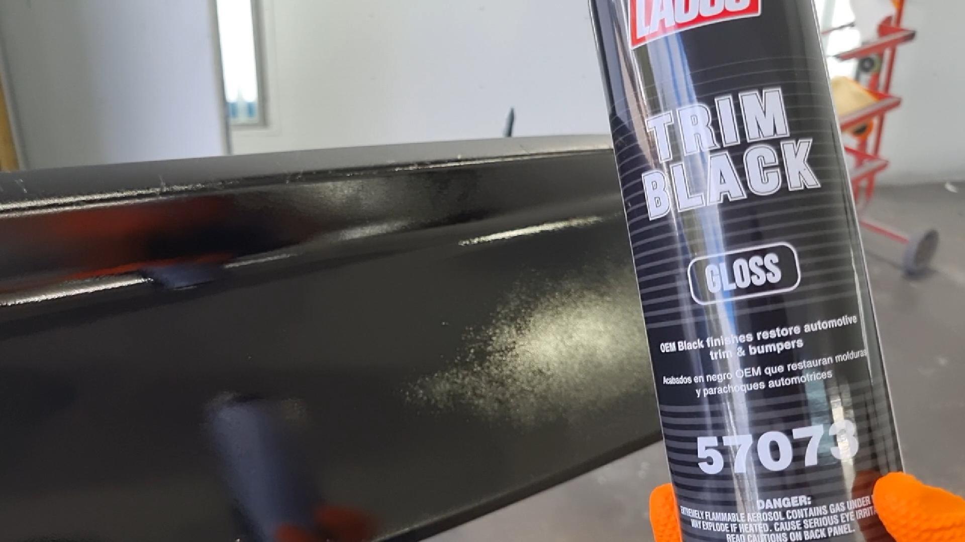 LAUCO Trim Black Gloss Automotive Spray Paint – 13 oz Aerosol Can