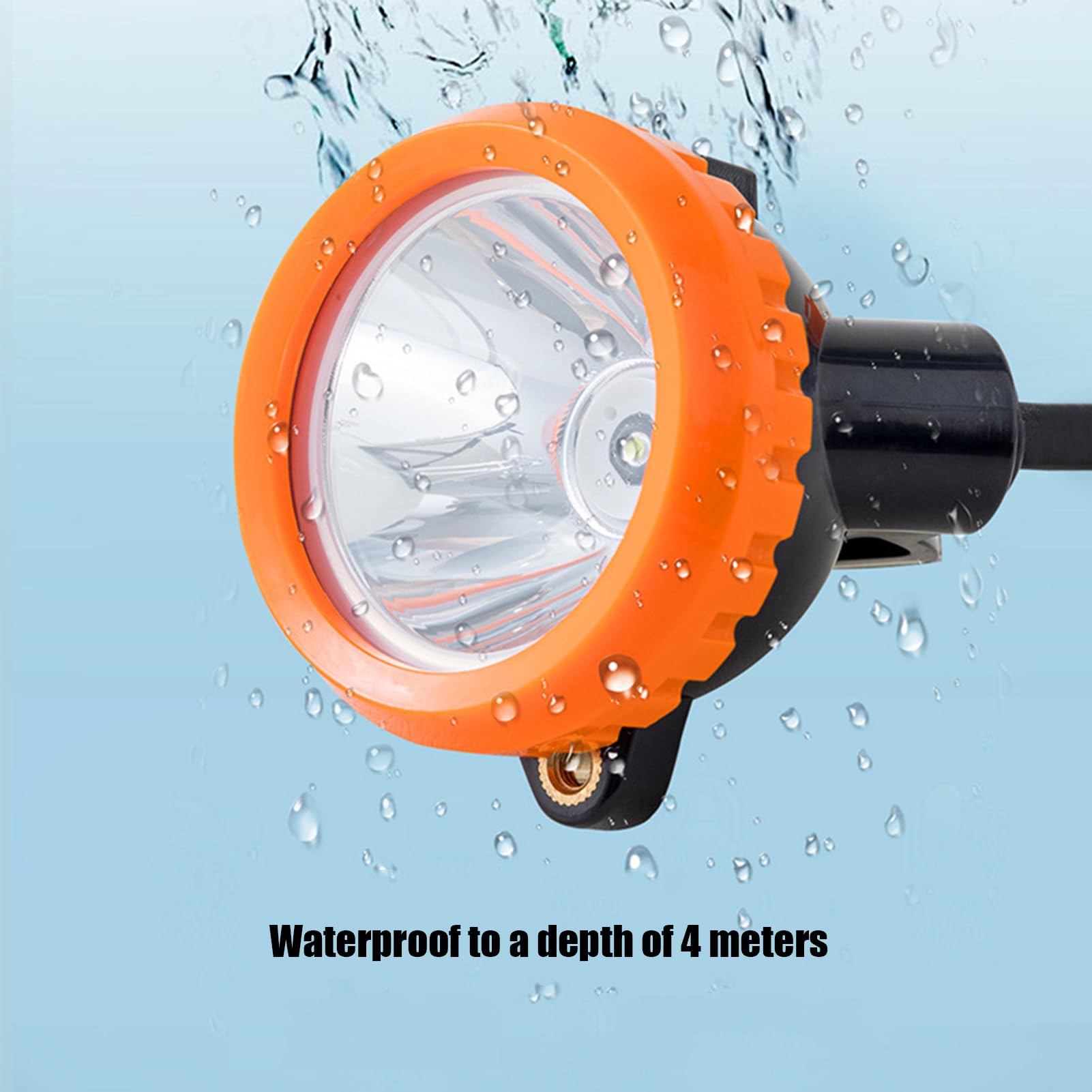 Bezpieczeństwo Lampa górnicza, Superbright Lampa górnicza LED Wodoodporna latarka czołowa Przeciwwybuchowa Czapka twarda Czapka Reflektor, Camping Turystyka Górnicza Reflektor
