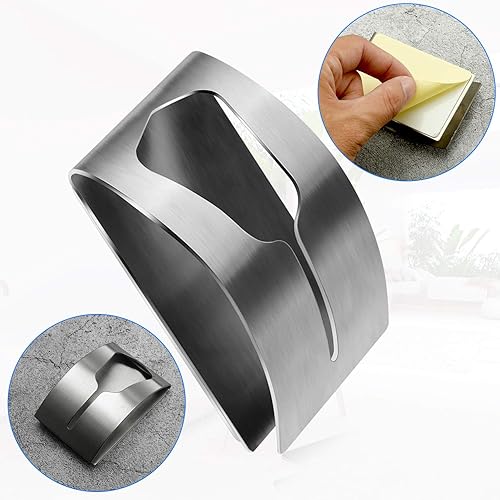 Miniatura 4 de Boao Soporte autoadhesivo para toallas de mano, 4 piezas, agarrador de acero inoxidable, soporte para toalla de cocina, soporte de pared, no