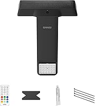 SANSI Luces Solares Para Piscina, Gran Angular De 150°, Color RGB, IP68, Impermeables, Sumergibles, Con Carga Solar Y Tipo C, Control Remoto, Para Piscinas Enterradas, Elevadas Y Jardines