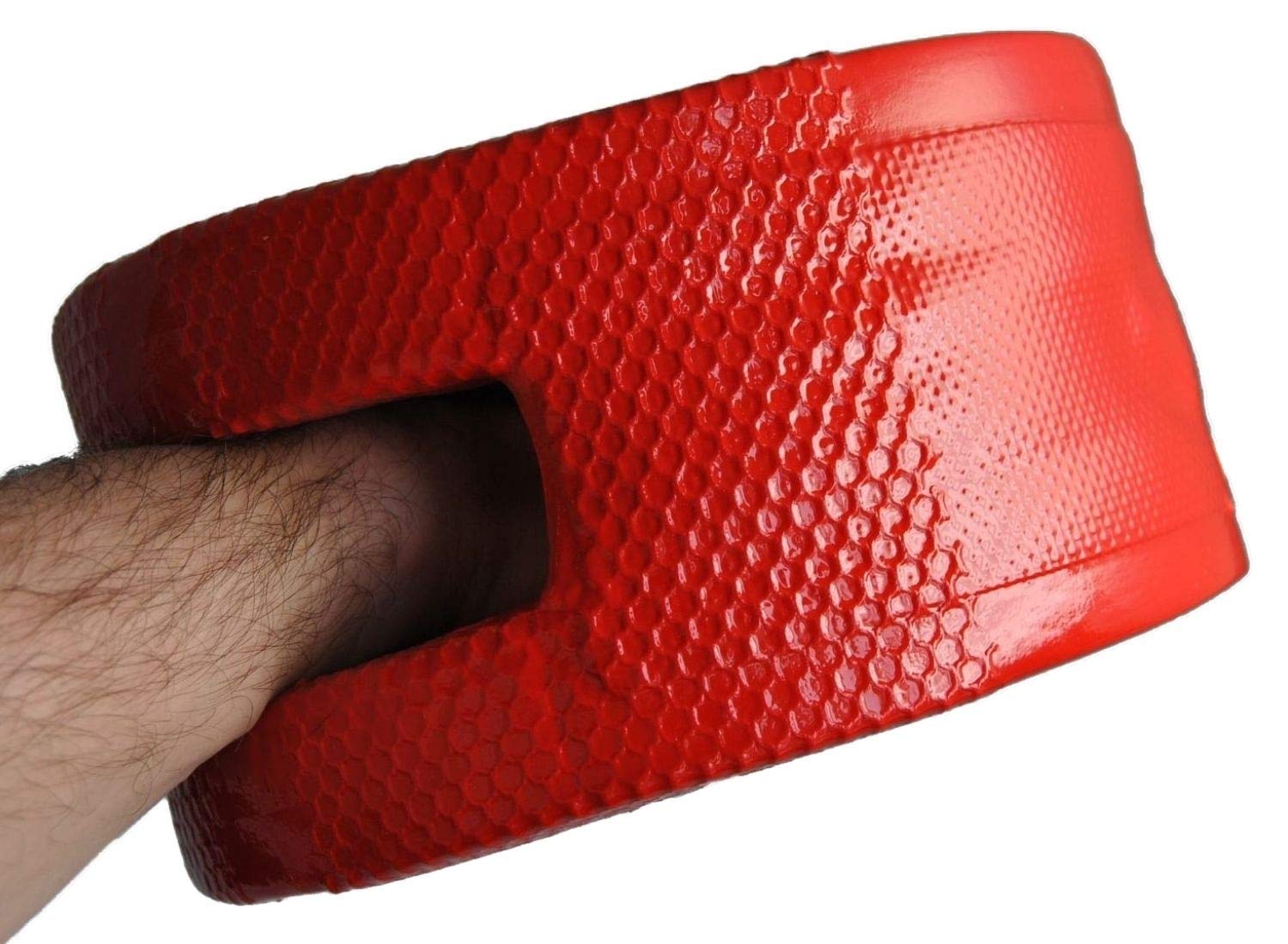 BAY Doppel-Handpratze aus Schaumstoff für Kampfsport, Beidseitig Nutzbar mit 20 cm Durchmesser, Blau