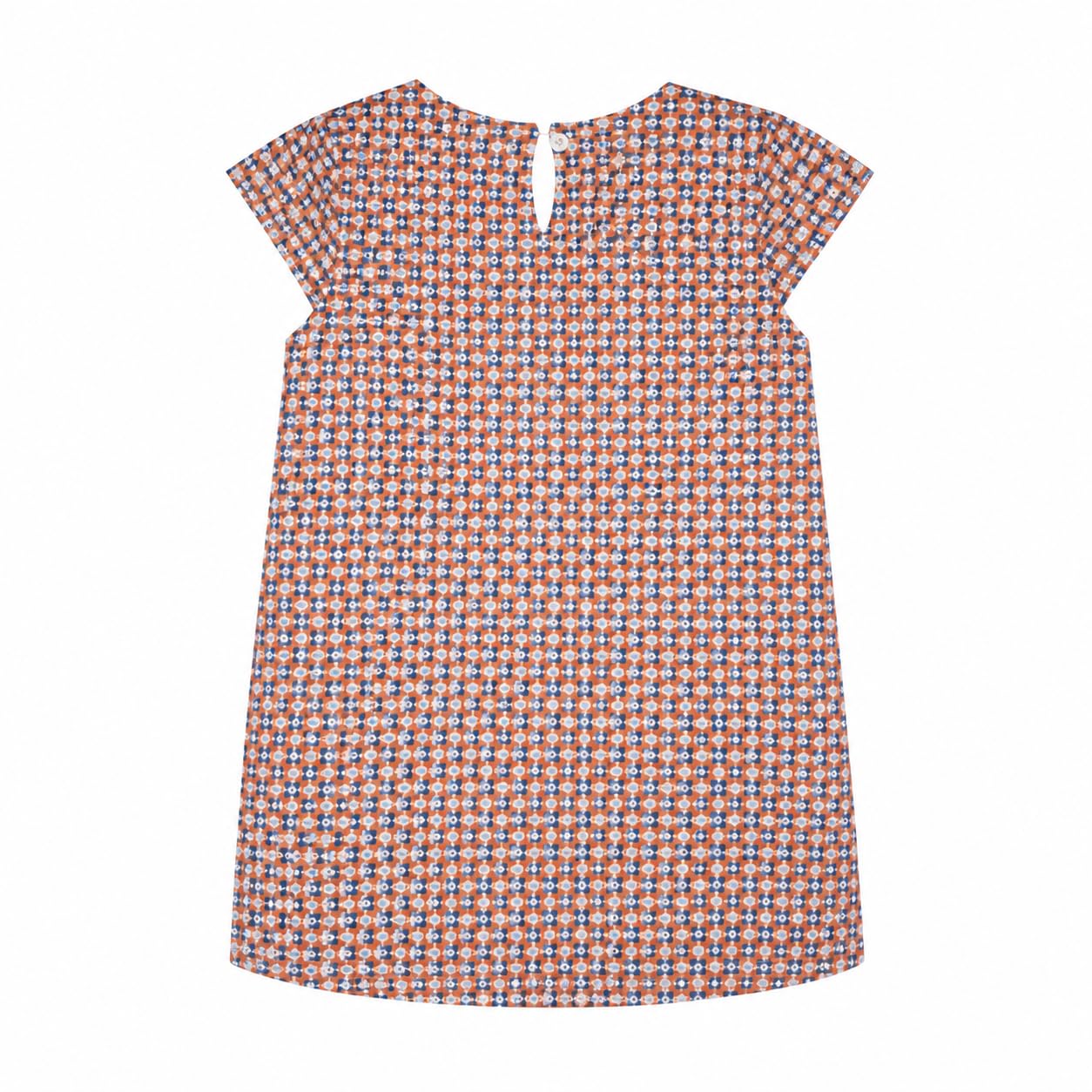 Generico Vestito Bambina Manica Corta 3-9 Anni