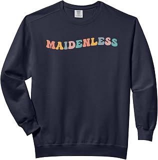 Maidenless Funny Meme Single Gamer Retro Gaming Viral Joke Comfort Colors Adult Sweatshirt