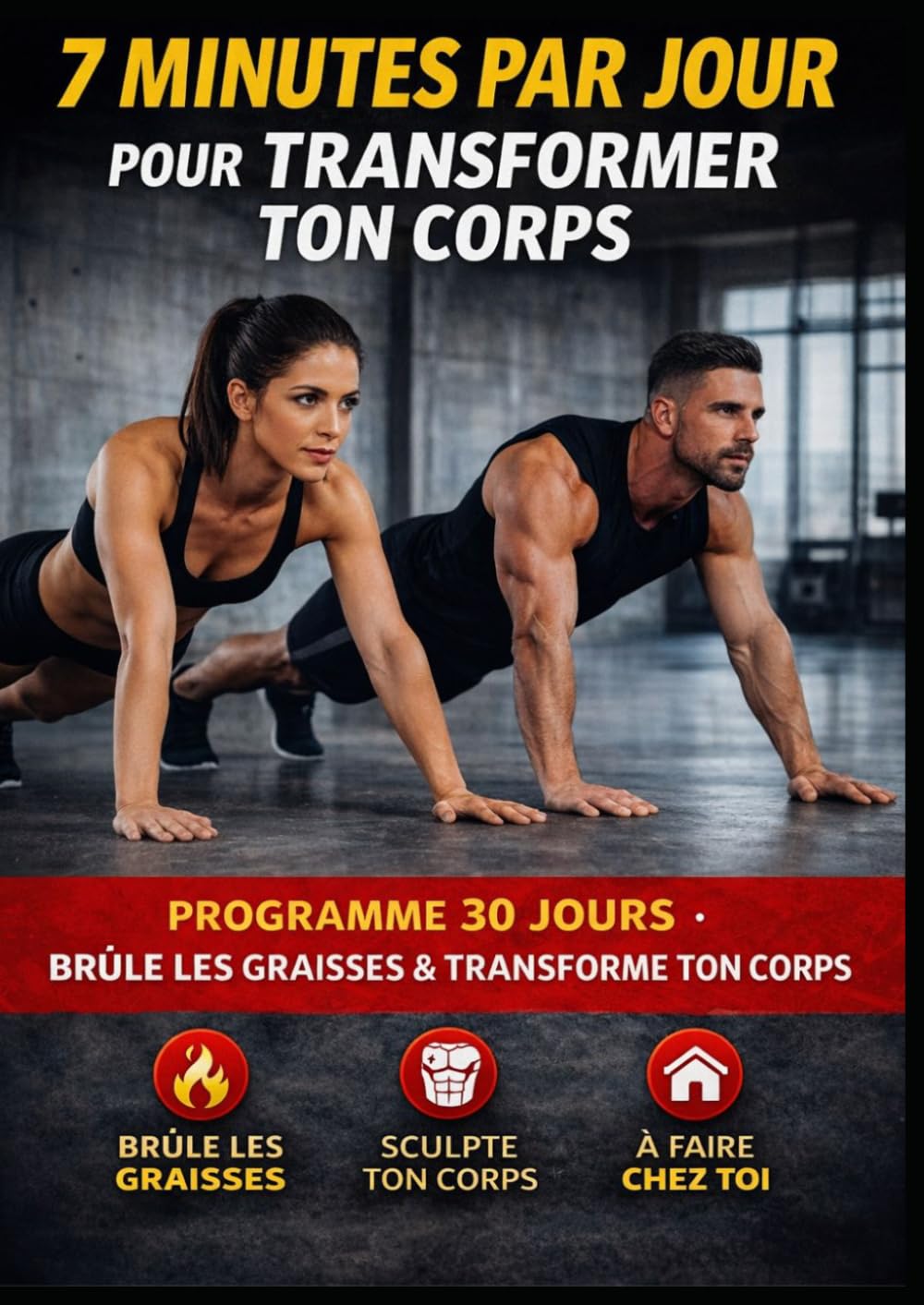 7 Minutes par Jour pour Transformer Ton Corps: Programme complet sur 30 jours pour brûler les graisses, sculpter ton corps et retrouver une forme physique rapide, sans matériel et à la maison